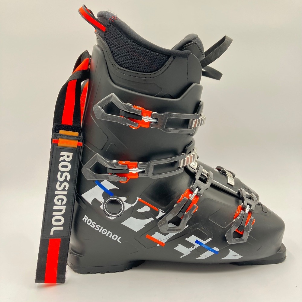 Rossignol Speed 90 Mens Alpine Ski Boots Black Orange Mondo 30.5-31.0 348mm